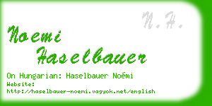 noemi haselbauer business card